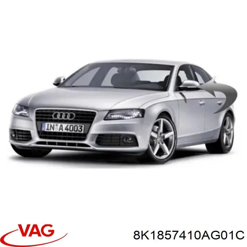 Espejo retrovisor derecho VAG 8K1857410AG01C precio, desde 162,62 EUR