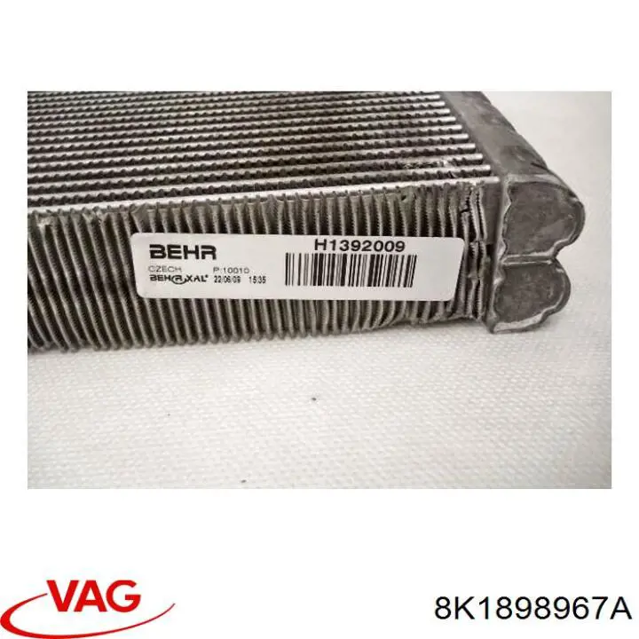 Comprar 8K1898967A VAG Evaporador de aire acondicionado