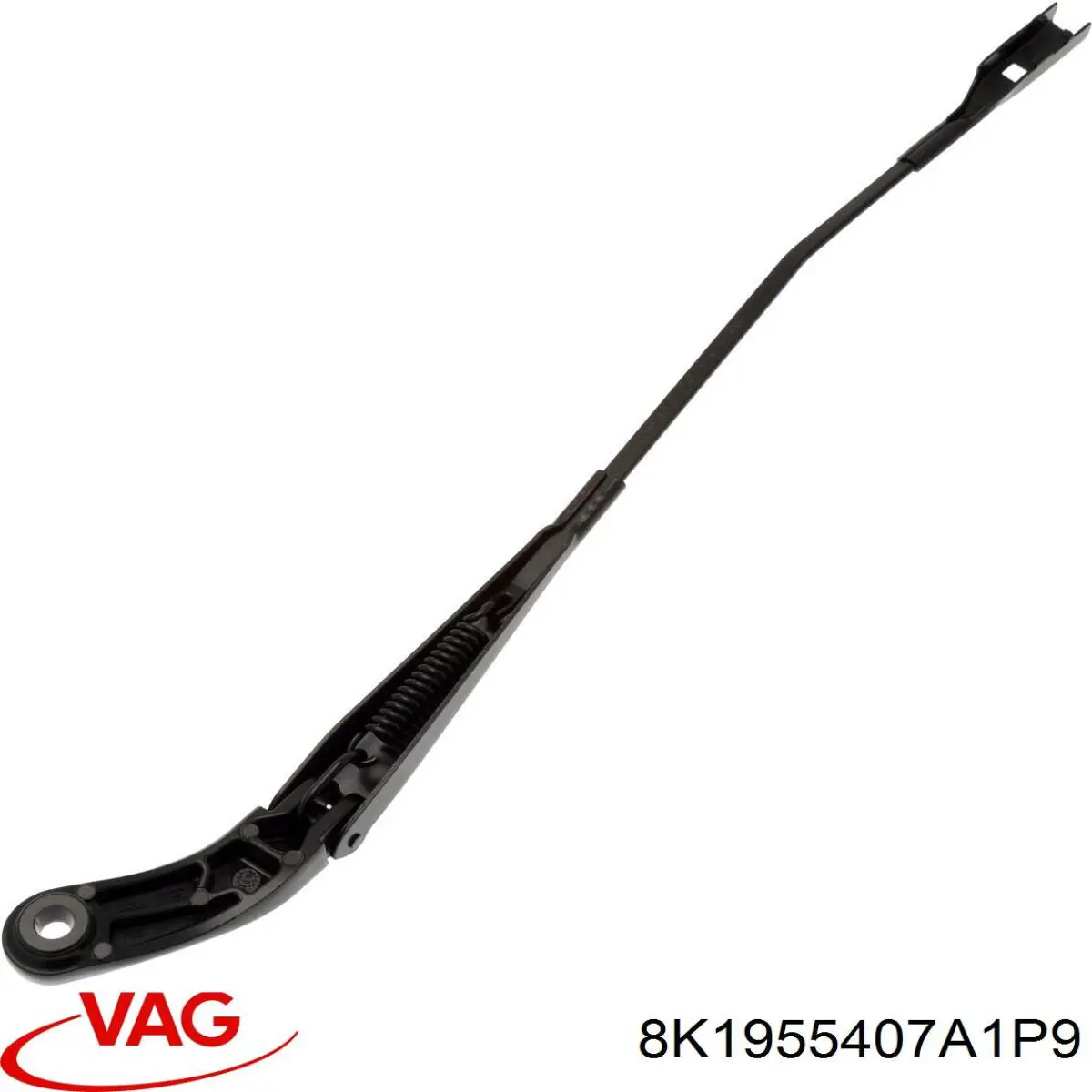 Brazo del limpiaparabrisas 8K1955407A1P9 VAG