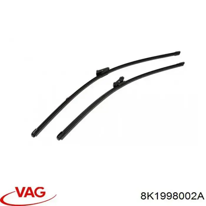 Escobillas de limpiaparabrisas delanteras VAG 8K1998002A