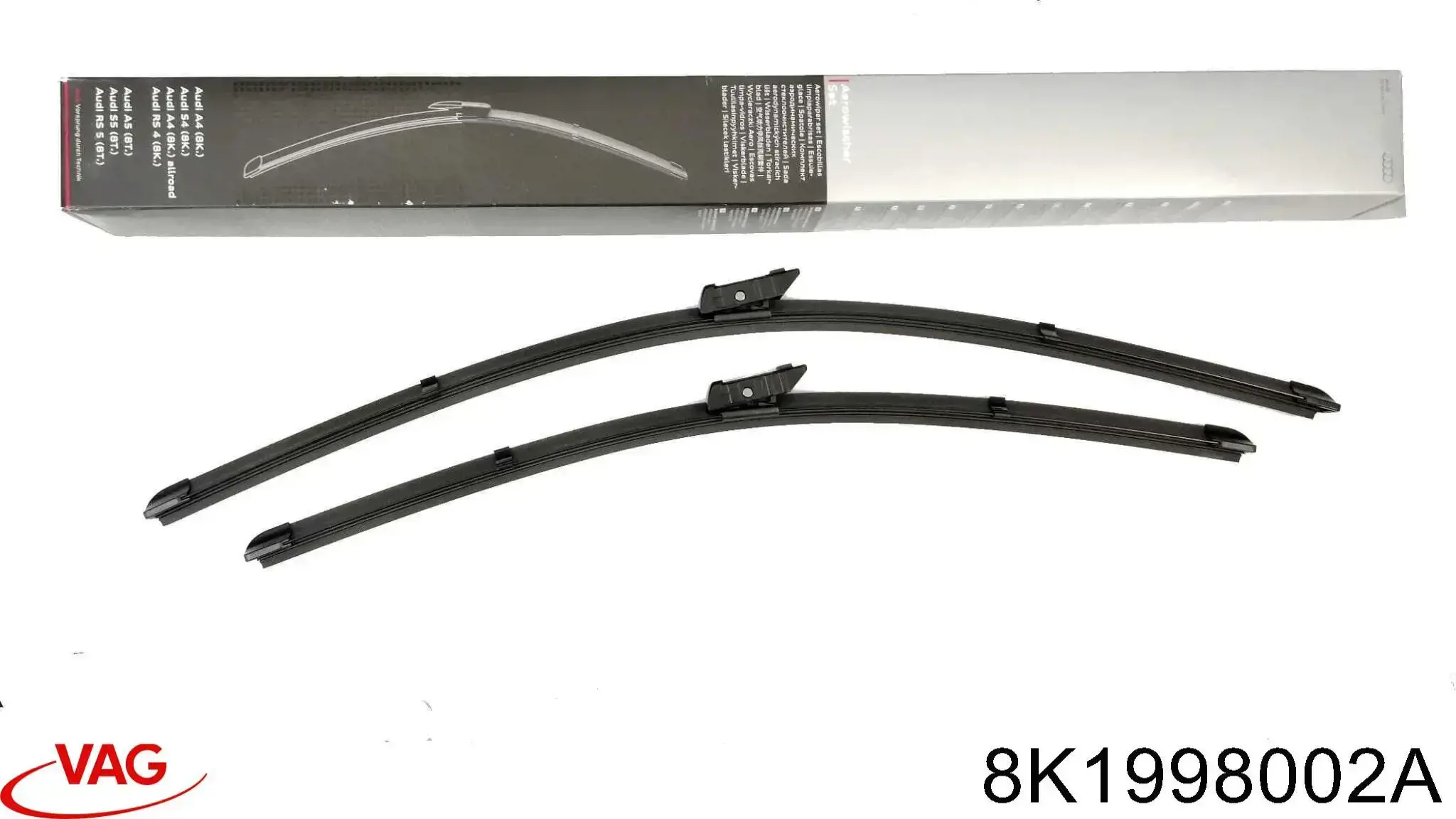Limpiaparabrisas delanteras 8K1998002A VAG
