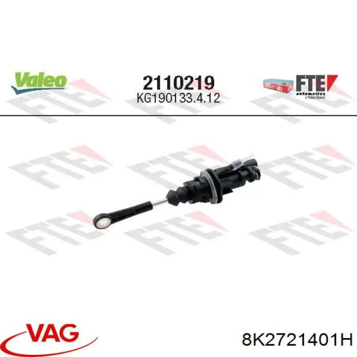 Cilindro de embrague VAG 8K2721401H precio, desde 185,19 EUR