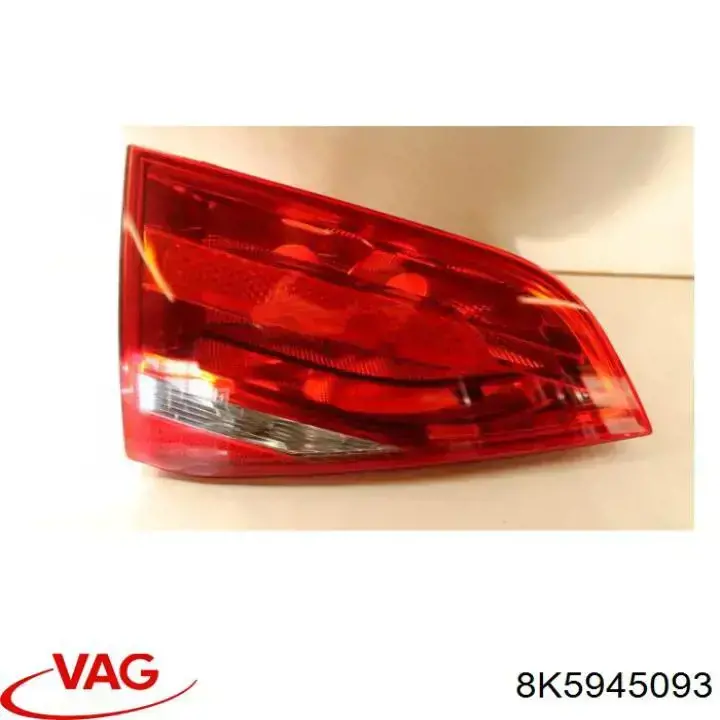 Piloto trasero interior izquierdo VAG 8K5945093 precio, desde 50,82 EUR