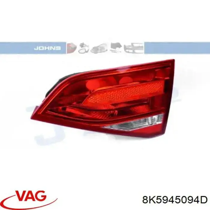 Piloto trasero interior derecho VAG 8K5945094D precio, desde 45,01 EUR