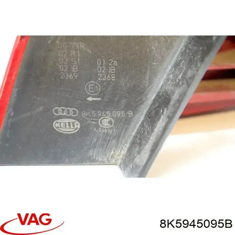 8K5945095B VAG Piloto trasero exterior izquierdo