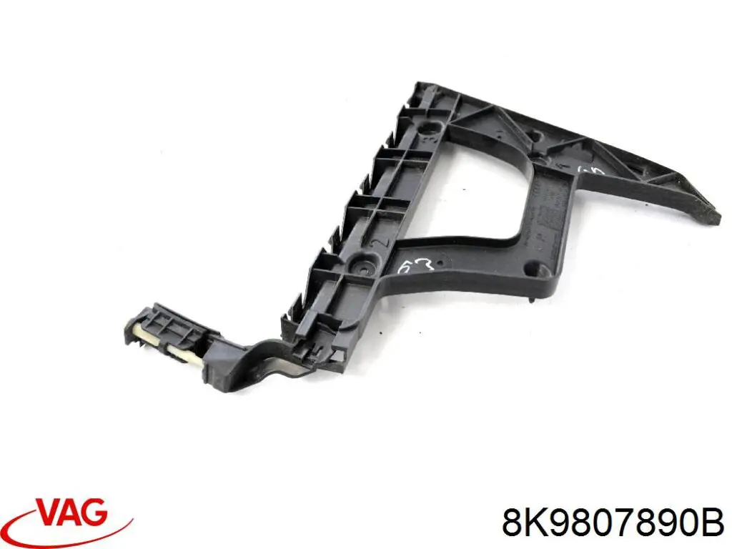 Soporte del parachoques trasero derecho 8K9807890B VAG