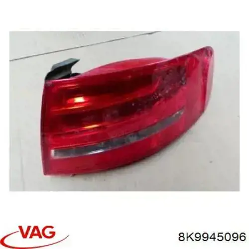 8K9945096 VAG piloto posterior exterior derecho