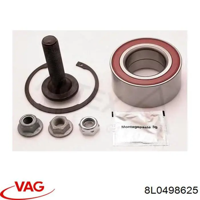 Cojinete de rueda delantero VAG 8L0498625 precio, desde 33,48 EUR