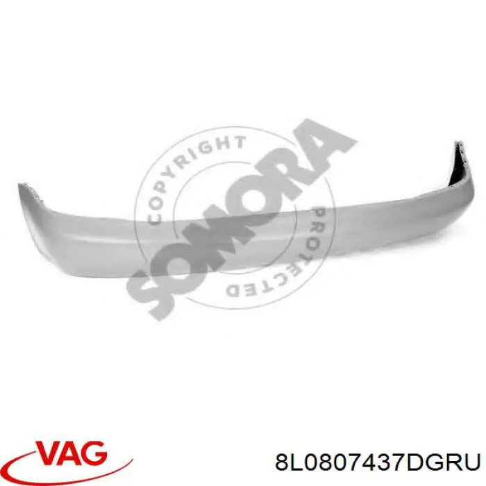 Paragolpes VAG 8L0807437DGRU precio, desde 107,84 EUR