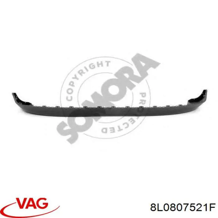 Comprar 8L0807521F3 VAG Alerón del parachoques trasero
