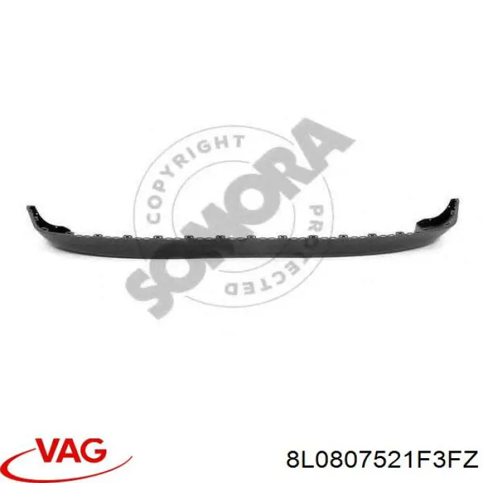 Comprar 8L0807521F3FZ VAG Alerón del parachoques trasero