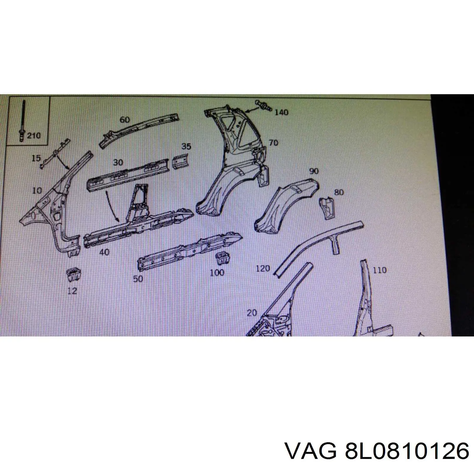 Comprar 8L0810126 VAG 