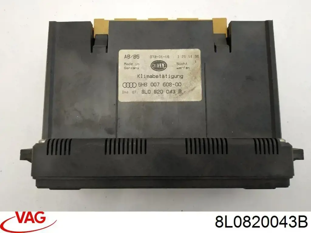 8L0820043B VAG Unidad de control de la ventilación