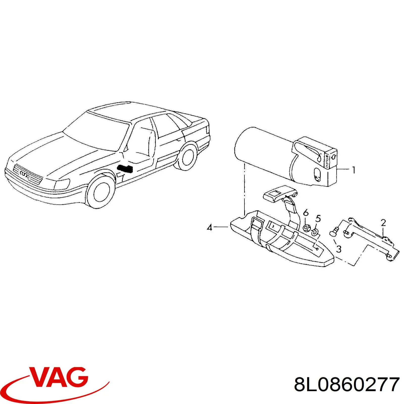  VAG 8L0860277 precio, desde 498,10 EUR