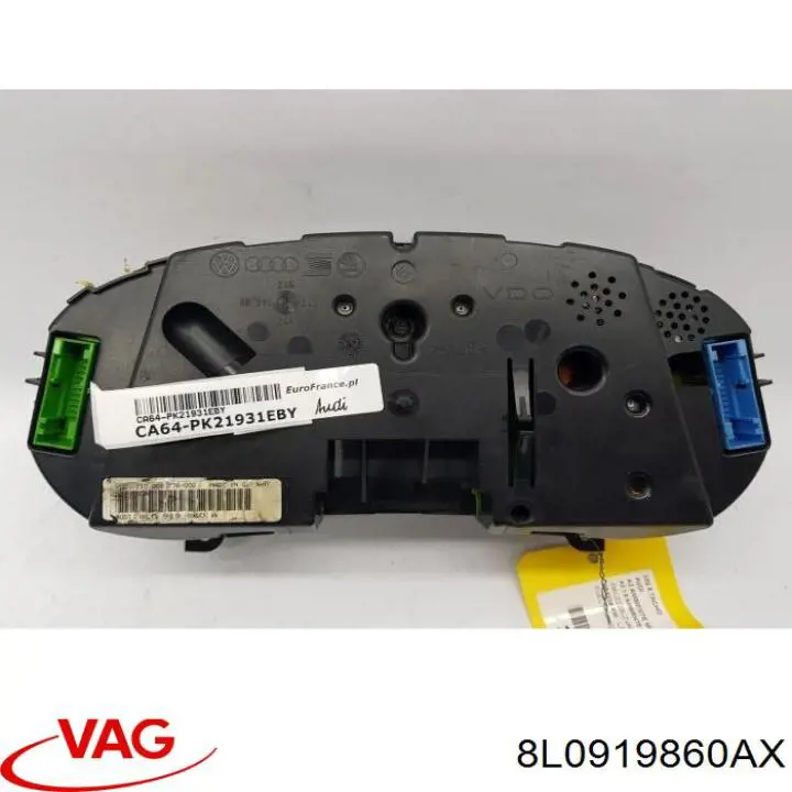 8L0919860AX VAG tablero de instrumentos (panel de instrumentos)