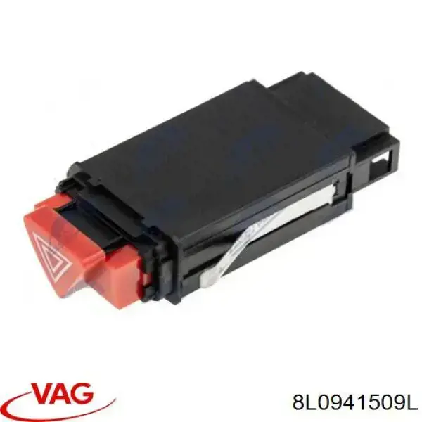 Boton de luz de emergencía 8L0941509L VAG