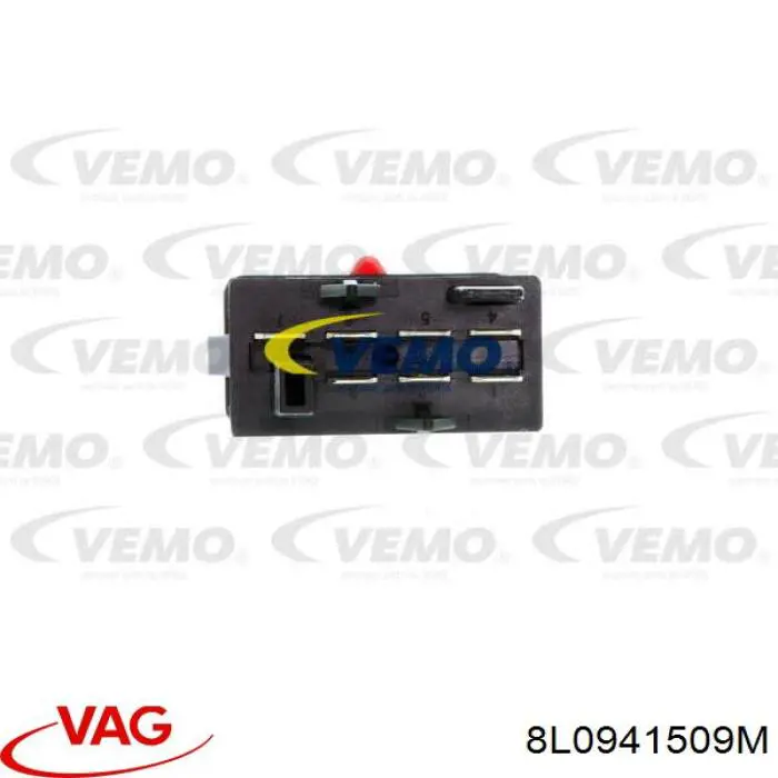 Boton de luz de emergencía 8L0941509M VAG