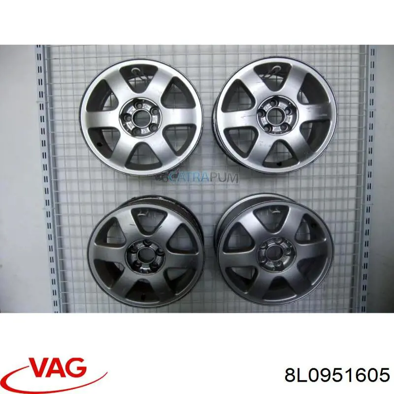 Sirena de alarma antirrobo 8L0951605A VAG