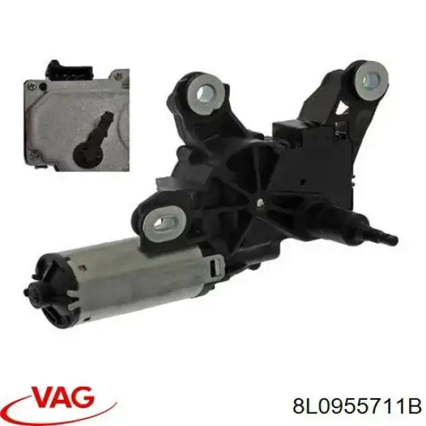 8L0955711B VAG motor limpiaparabrisas, trasera