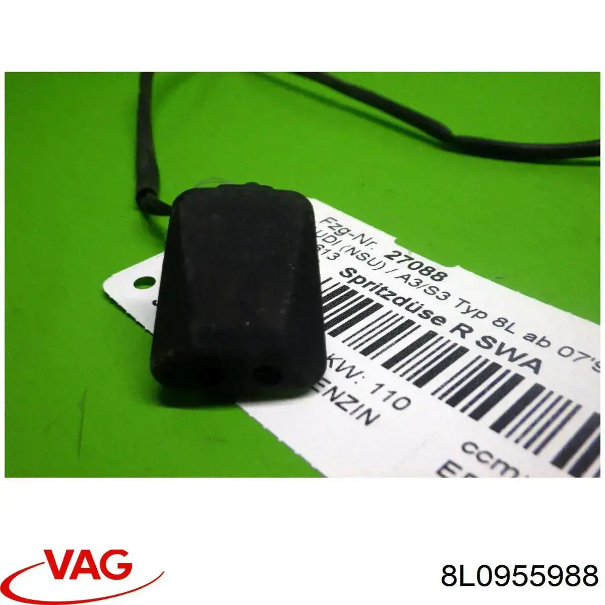 8L0955988 VAG Boquilla del lavaparabrisas