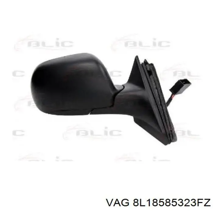 8L18585323FZ VAG espejo retrovisor derecho