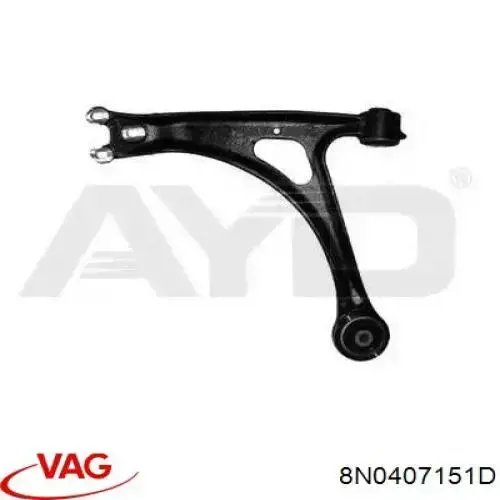 Comprar 8N0407151D VAG Brazo inferior izquierdo de la suspensión delantera