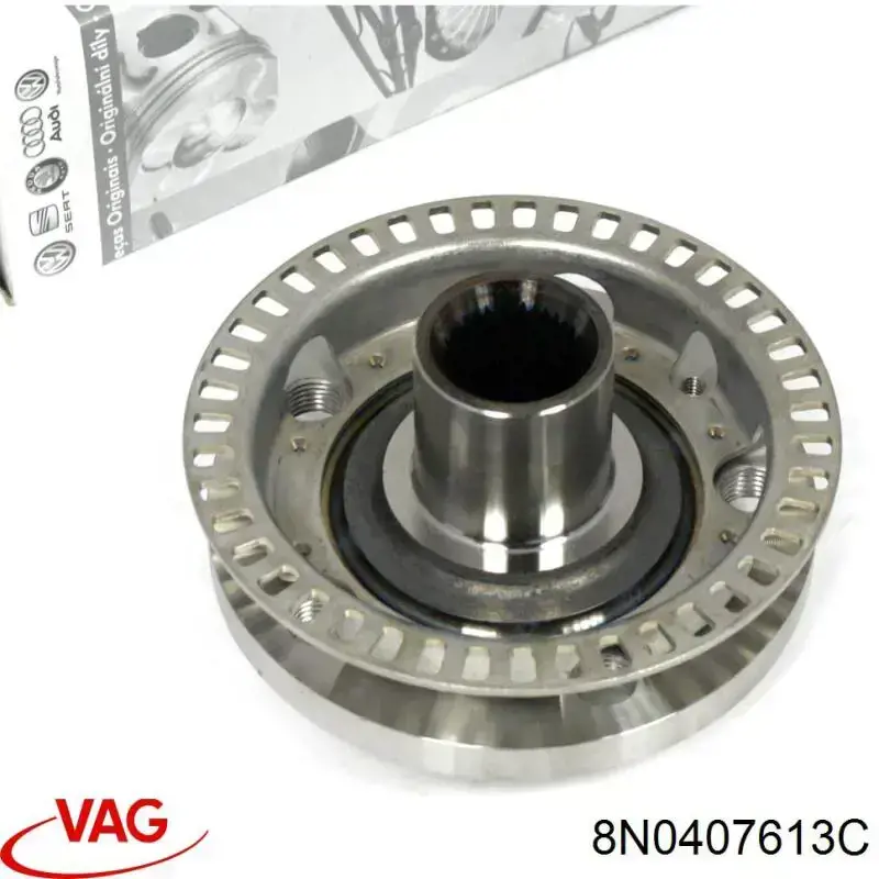 Buje de rueda delantero 8N0407613C VAG