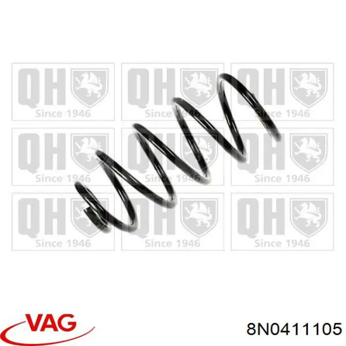 Comprar 8N0411105 VAG Muelle delantero