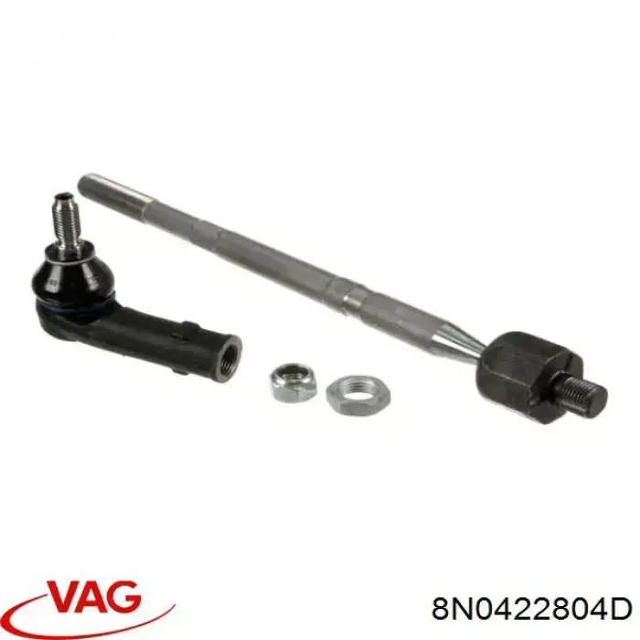 Barra de dirección completa derecha VAG 8N0422804D precio, desde 43,91 EUR