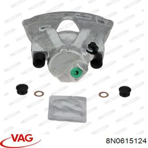 Pinza de freno delantera izquierda VAG 8N0615124 precio, desde 68,24 EUR