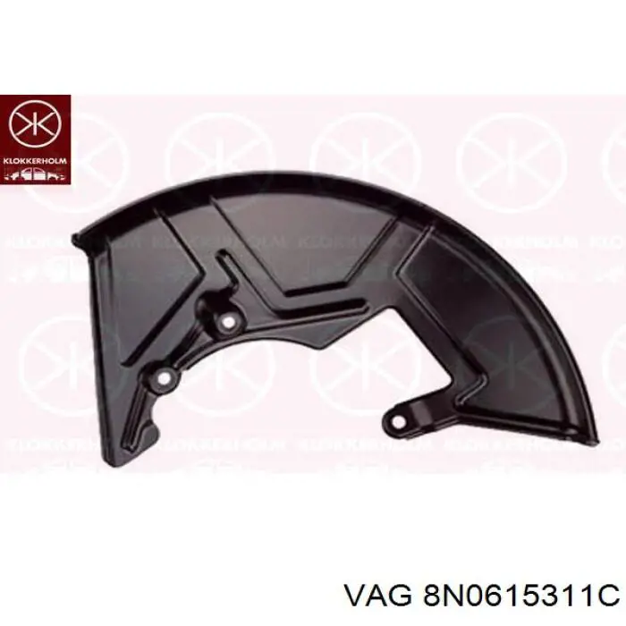 Protector del disco de freno delantero izquierdo VAG 8N0615311C precio, desde 40,83 EUR