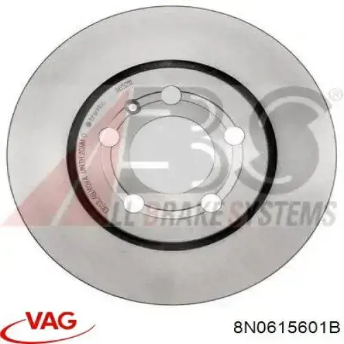 Disco de freno trasero VAG 8N0615601B precio, desde 37,16 EUR