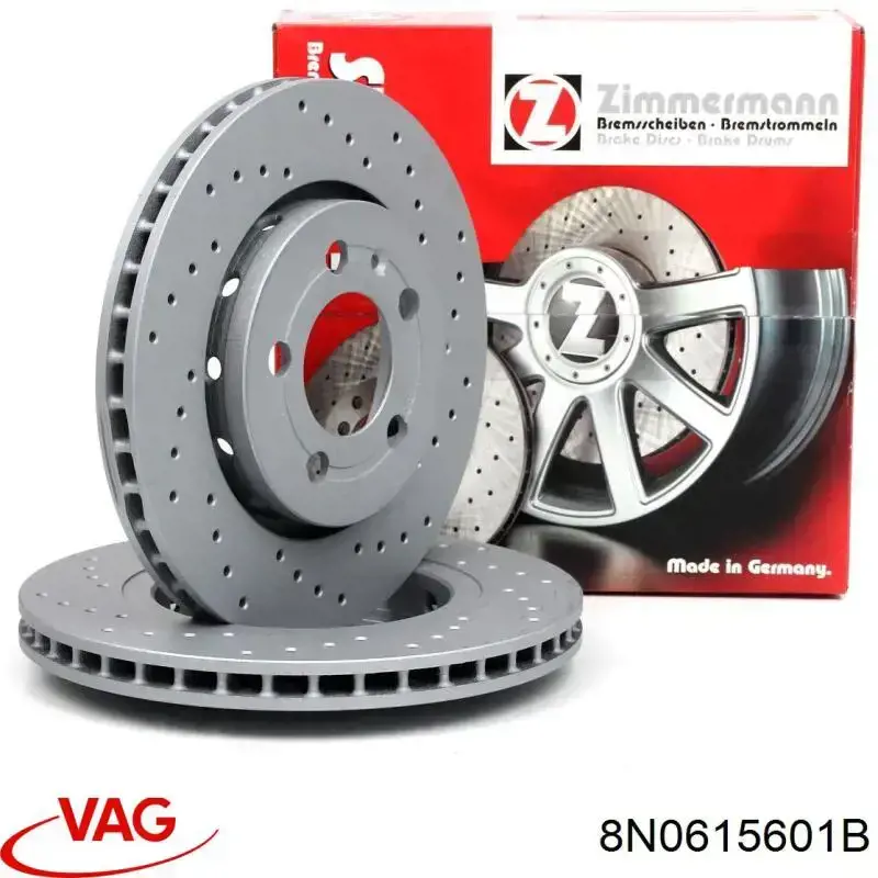 Frenos traseros VAG 8N0615601B