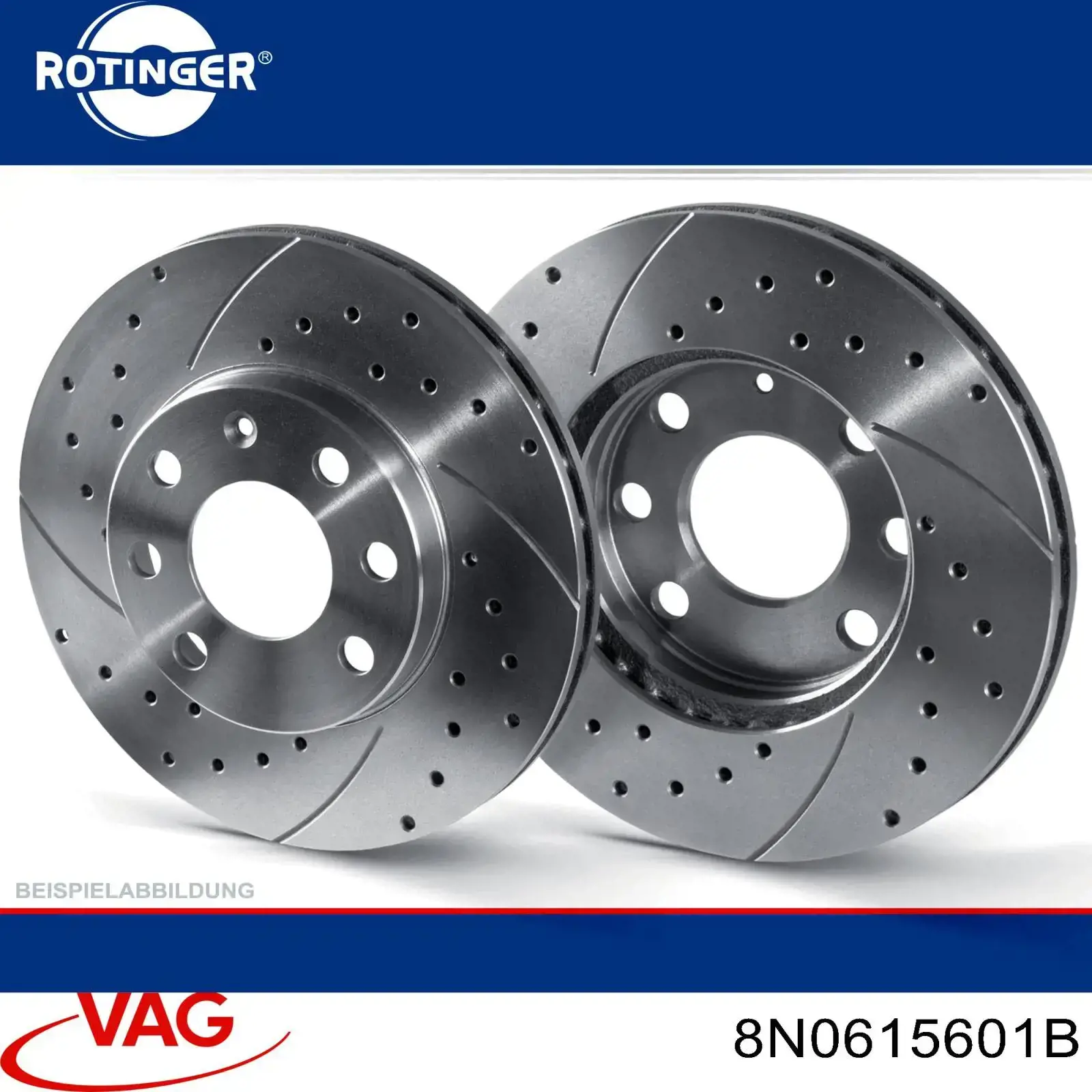 Disco de freno trasero VAG 8N0615601B precio, desde 37,16 EUR