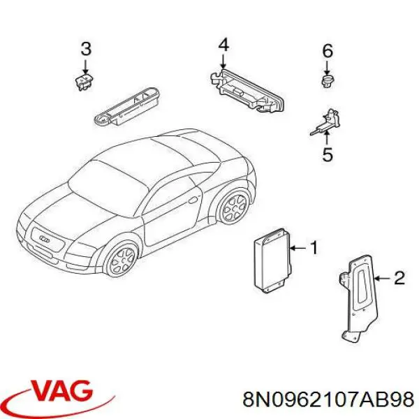  VAG 8N0962107AB98 precio, desde 43,56 EUR
