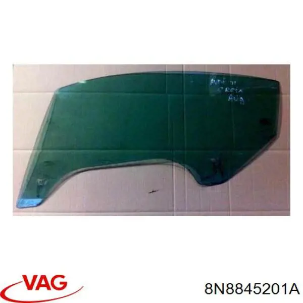 Vidrio de puerta del conductor VAG 8N8845201A precio, desde 116,48 EUR
