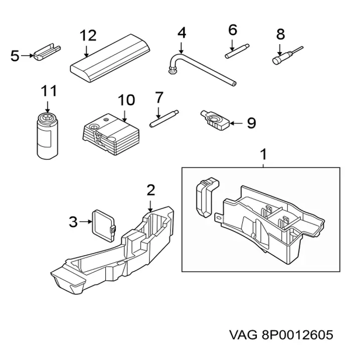 VAG 8P0012605 precio, desde 112,39 EUR