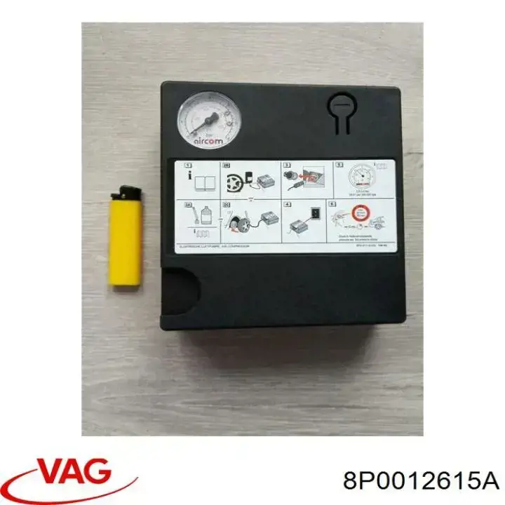 Comprar 8P0012615A VAG Compresor de inflado de neumáticos