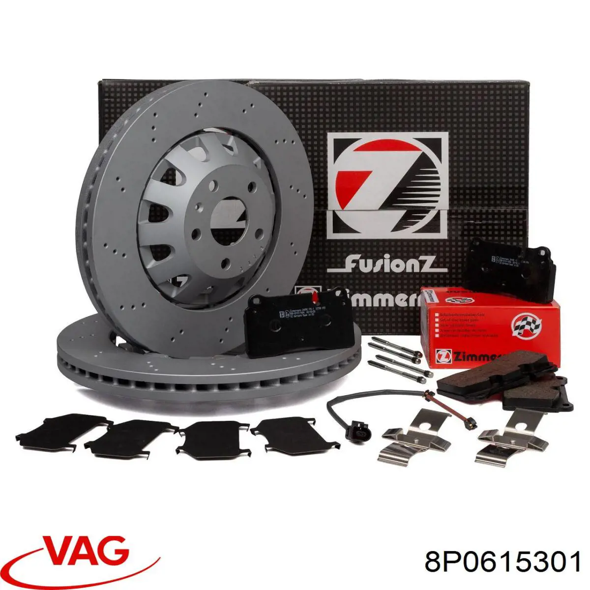Comprar 8P0615301 VAG Freno de disco delantero