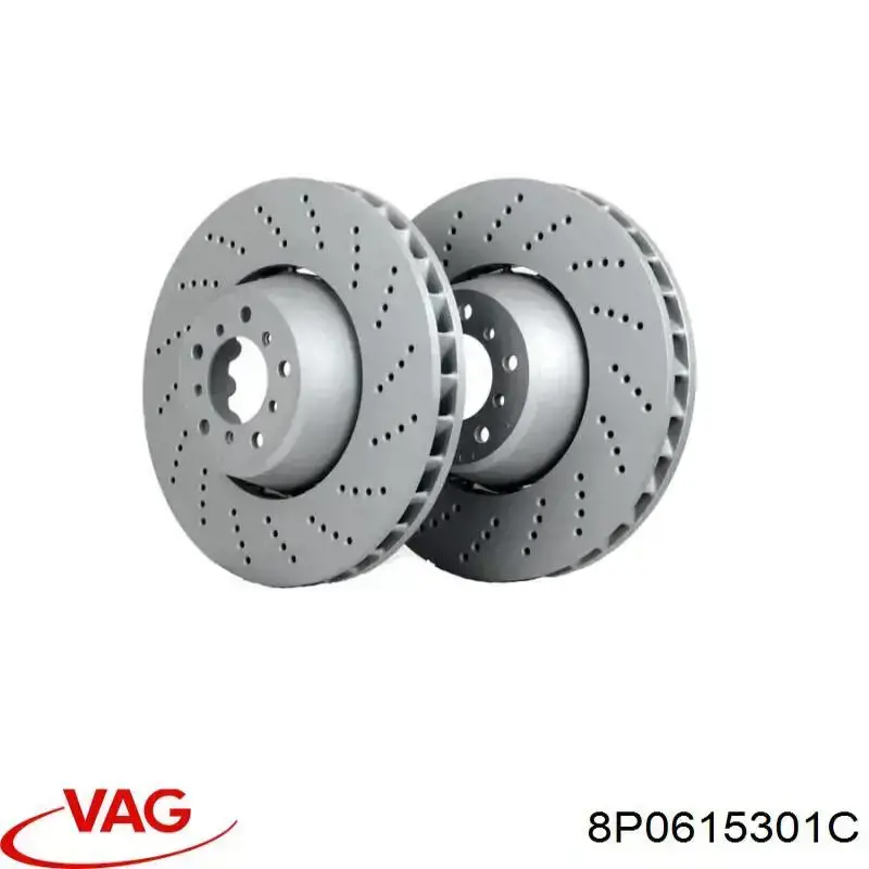 Comprar 8P0615301C VAG Freno de disco delantero