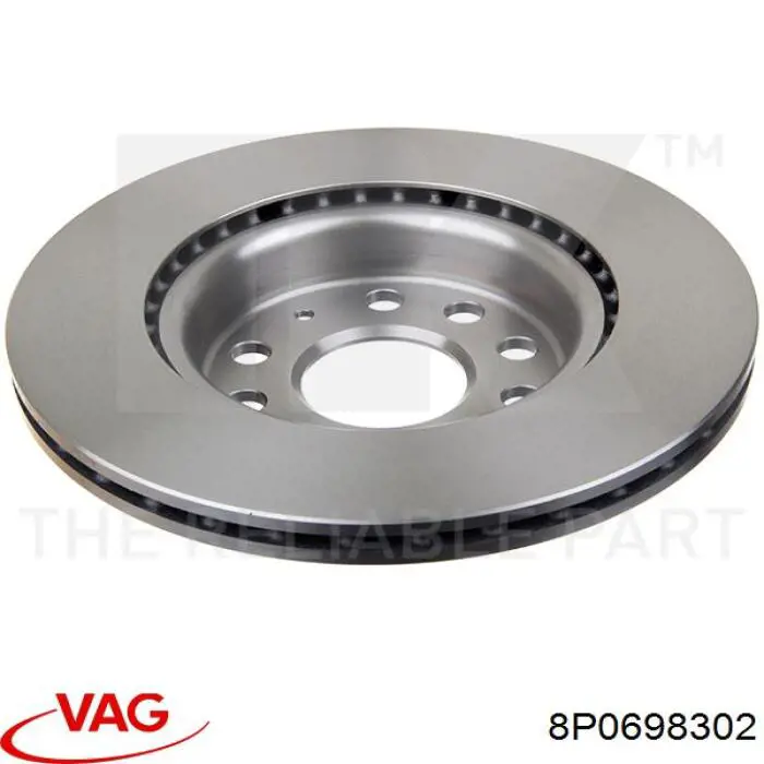 Frenos delanteros VAG 8P0698302 precio, desde 30,92 EUR