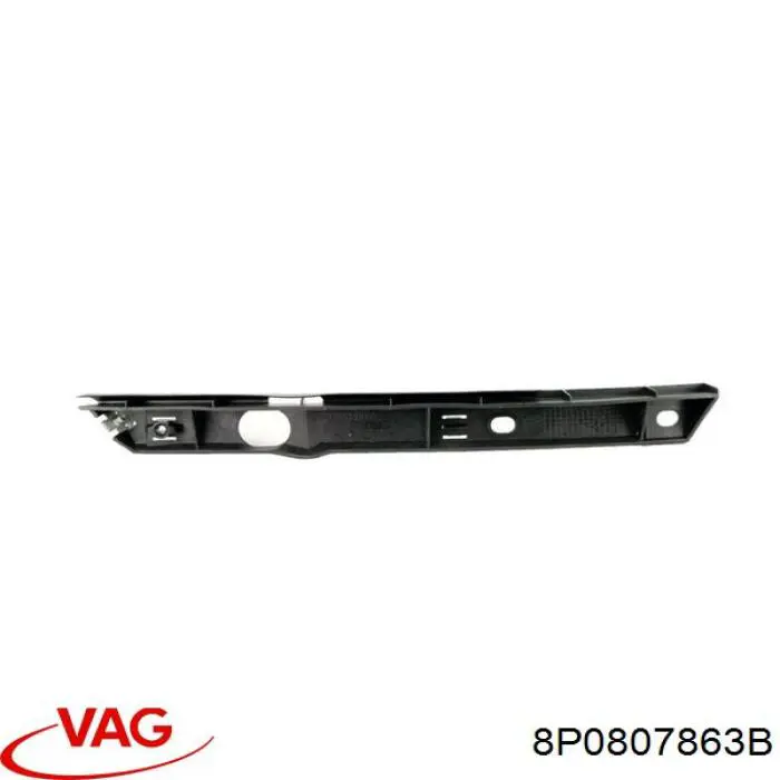 8P0807863B VAG Soporte de parachoques delantero izquierdo
