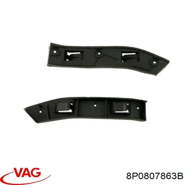 Soporte de parachoques delantero izquierdo VAG 8P0807863B precio, desde 22,14 EUR