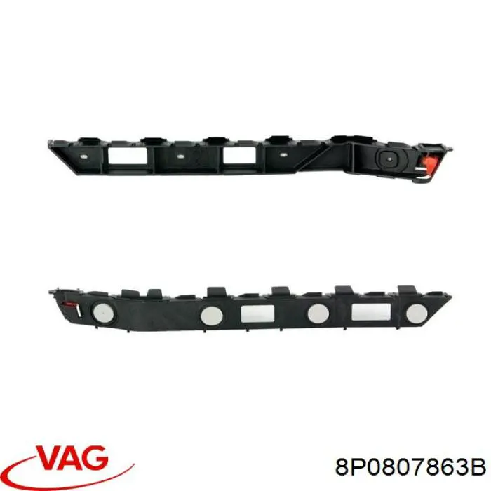 Comprar 8P0807863B VAG Soporte de parachoques delantero izquierdo