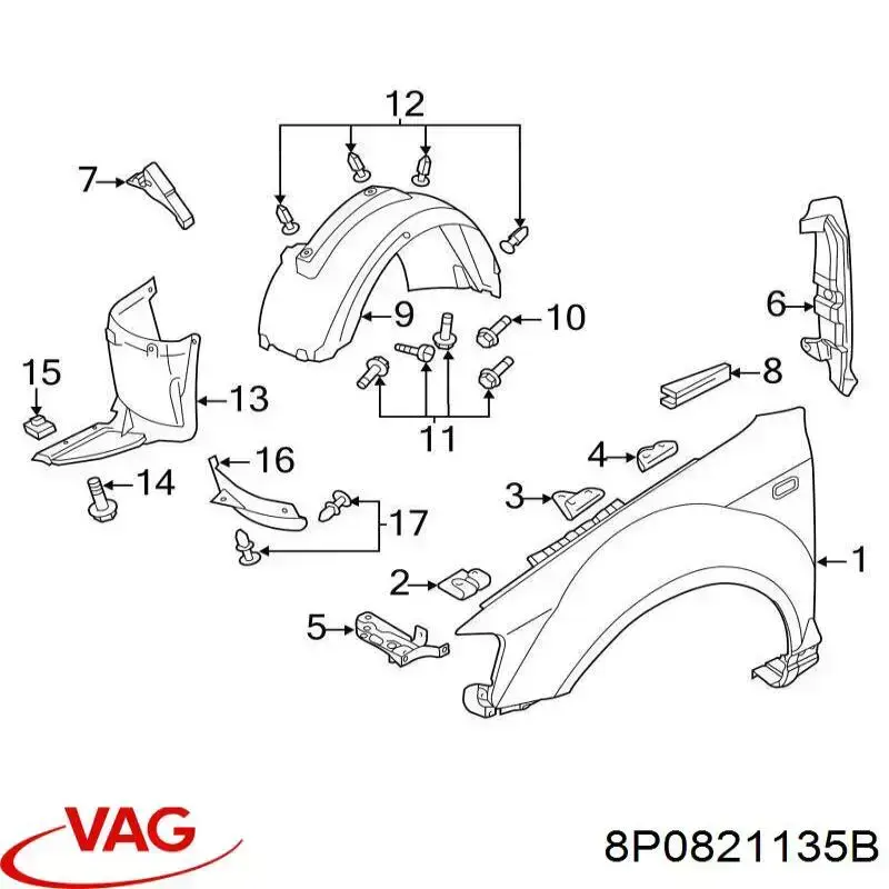 8P0821135B VAG