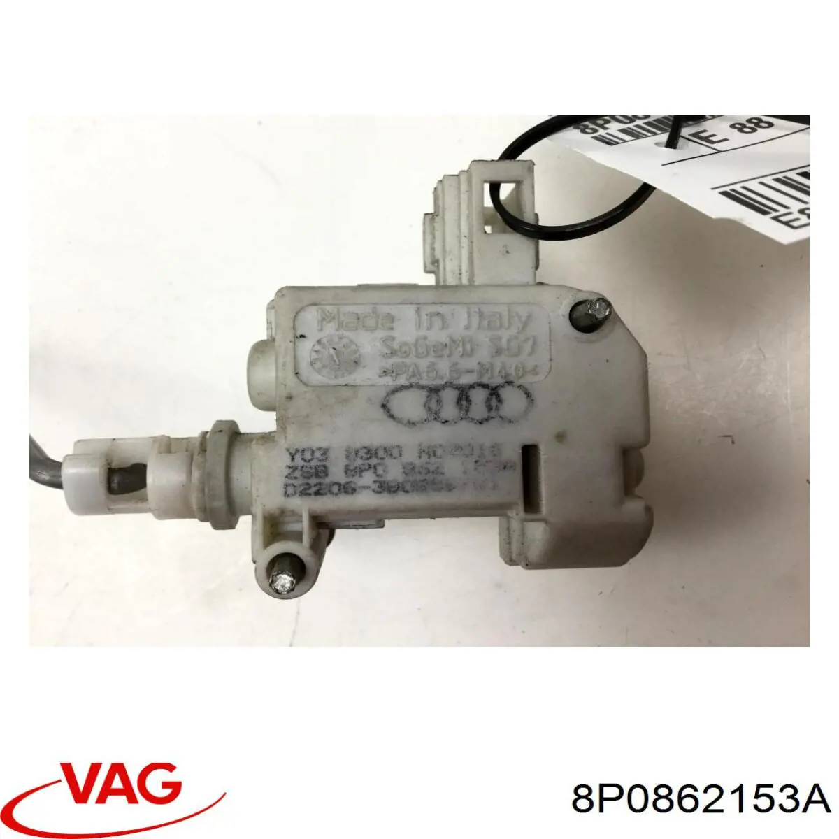 Cerradura de la tapa del depósito de combustible 8P0862153A VAG