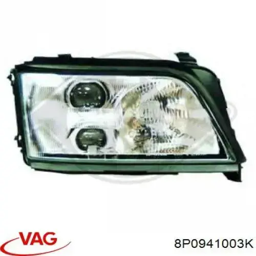 Faro izquierdo Audi A3 8PA