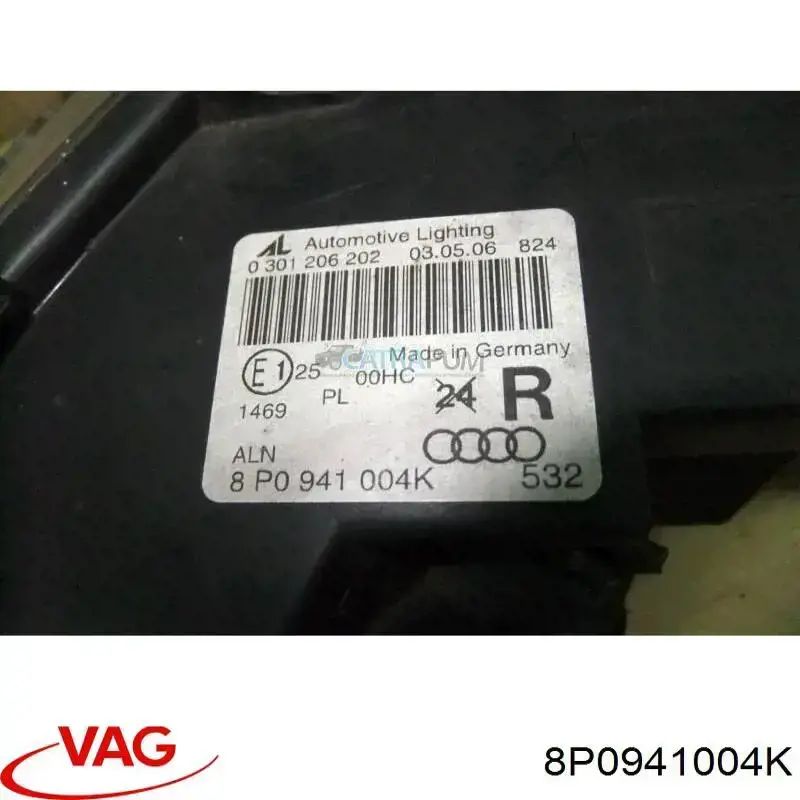 Faro derecho Audi A3 8P1