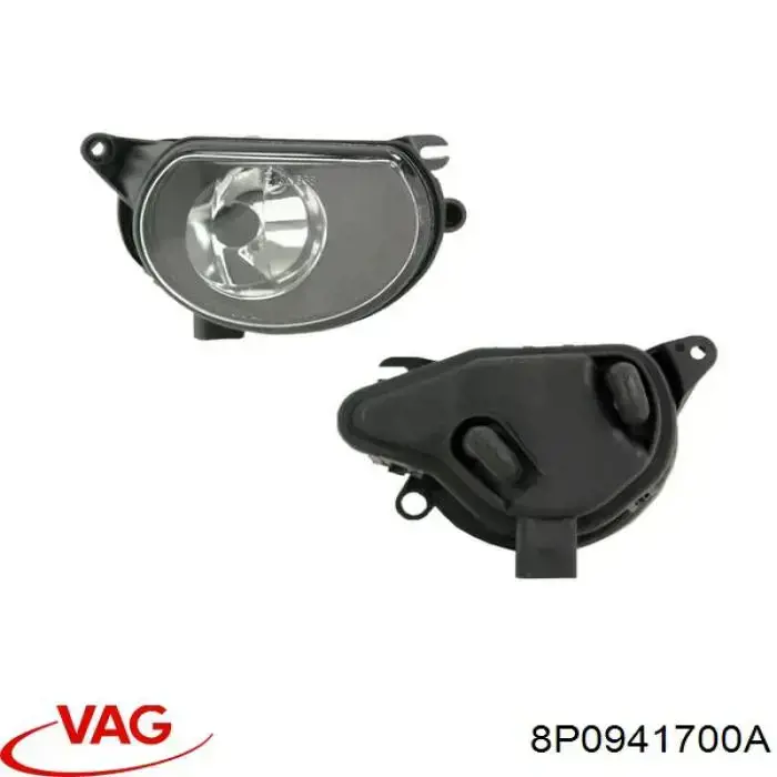 Faro antiniebla derecho 8P0941700A VAG