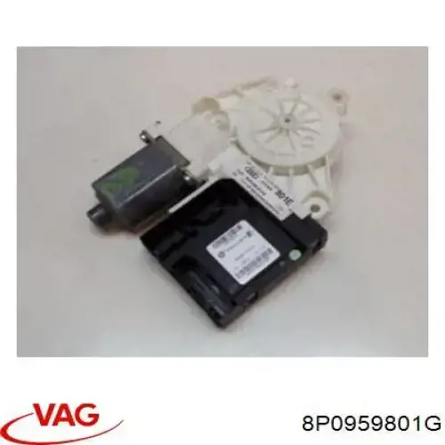 8P0959801G VAG motor eléctrico, elevalunas, puerta delantera izquierda